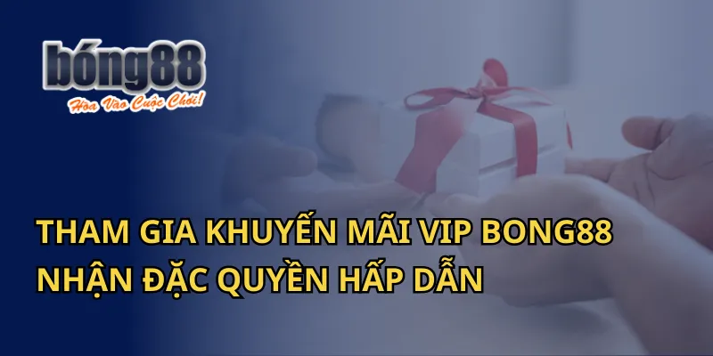 Tham Gia Khuyến Mãi VIP Bong88 - Nhận Đặc Quyền Hấp Dẫn